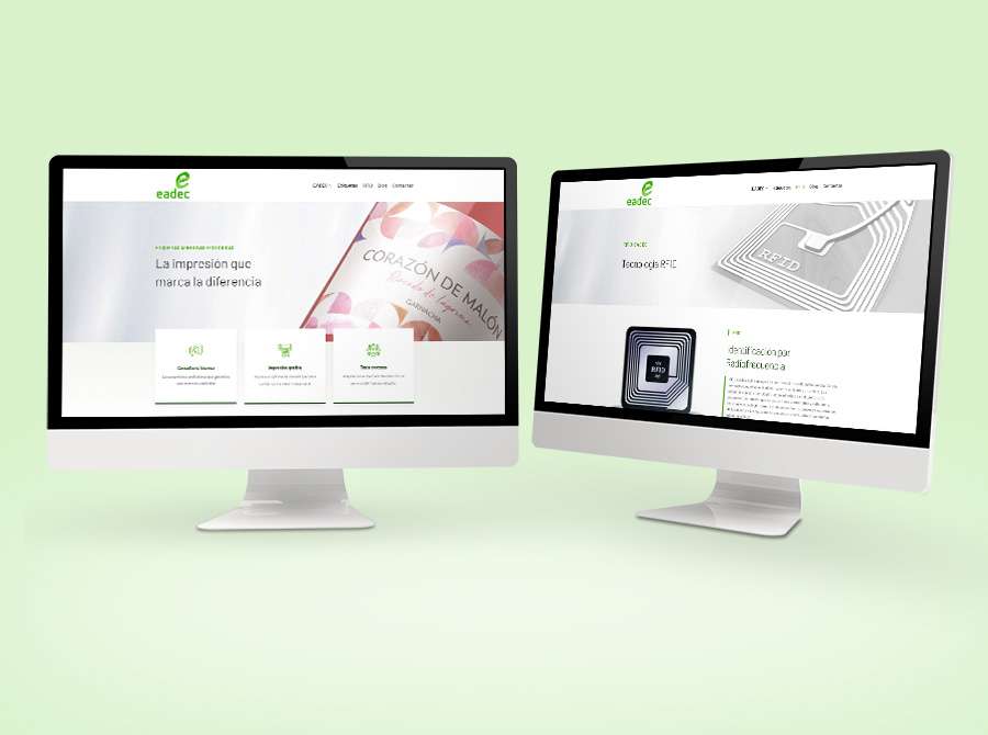 EADEC rediseño de página web