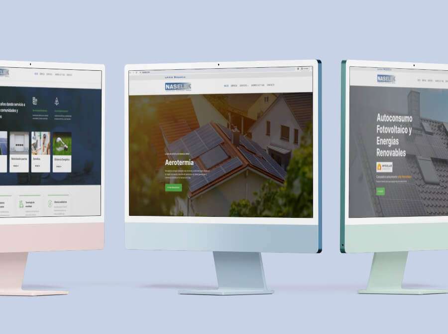 Diseño De Página Web Para Naselek Electricidad