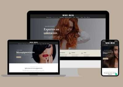 Sara Urzaiz Peluqueros Desarrollo Pagina Web