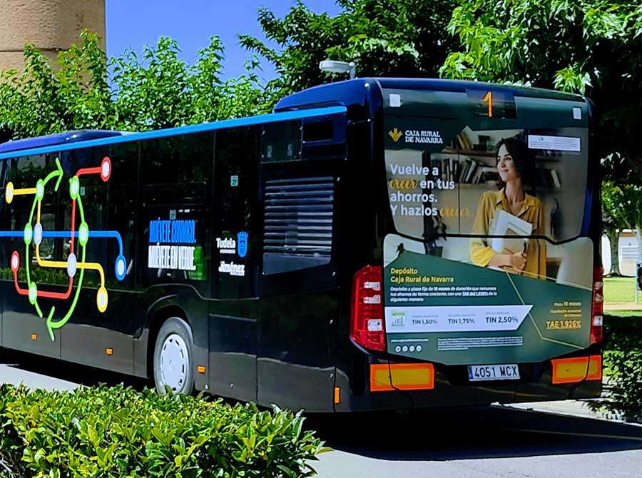 Publicidad En Autobuses Urbanos Cajara Rural Navarra