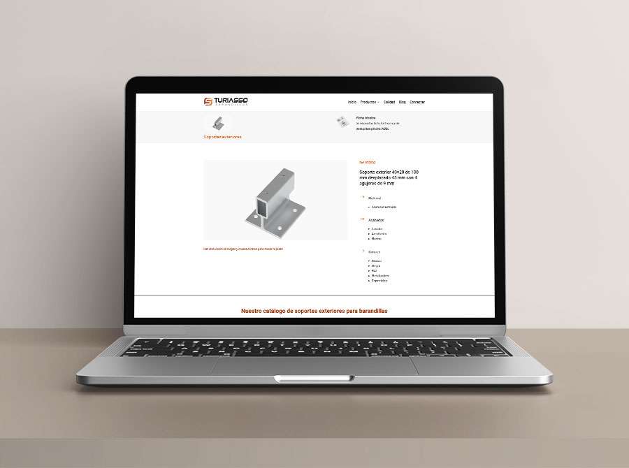 Turiasso Pagina Web Productos