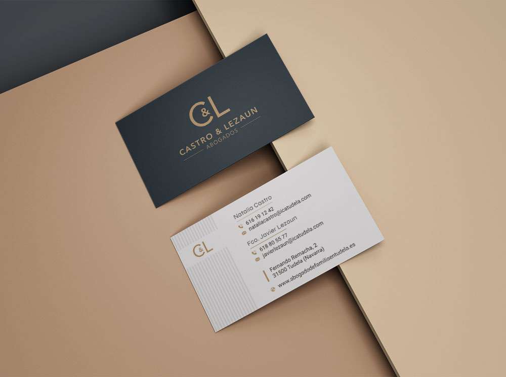 Creatividad Tarjetas De Vistita Castro Lezaun