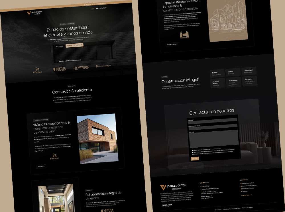 Passvaltec Group Diseño Web