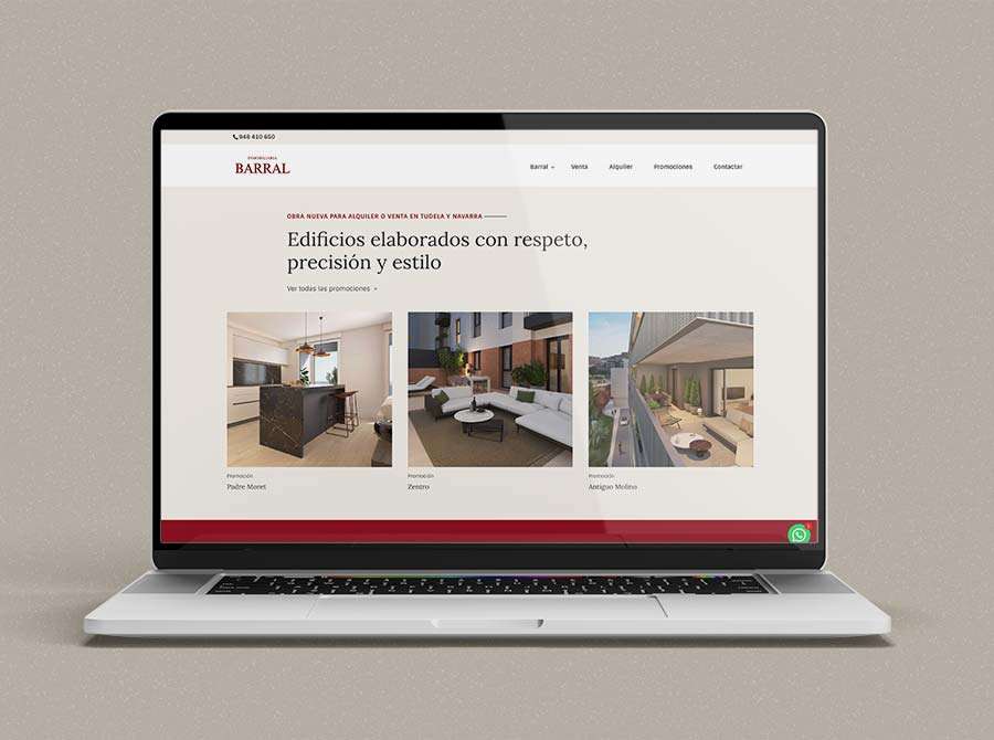 Inmobiliaria Barral Web